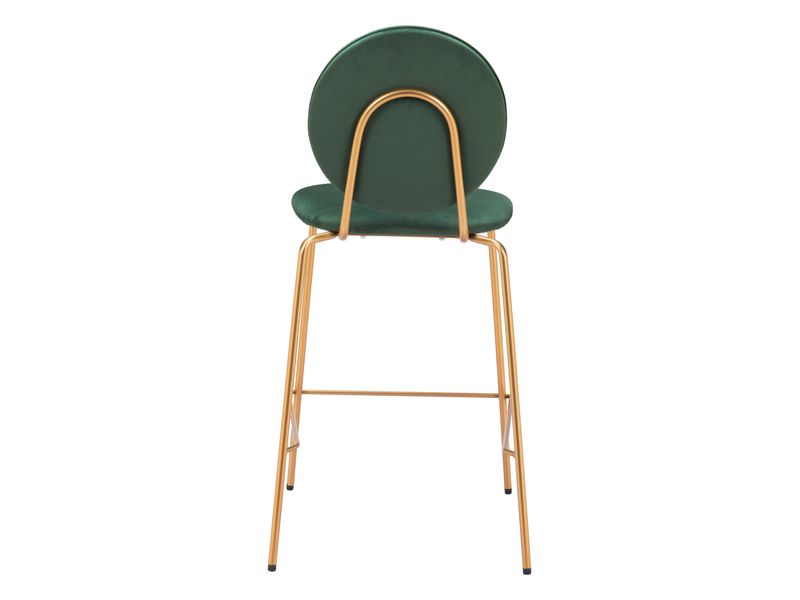 Odessa Counter Stool Green & Gold 5