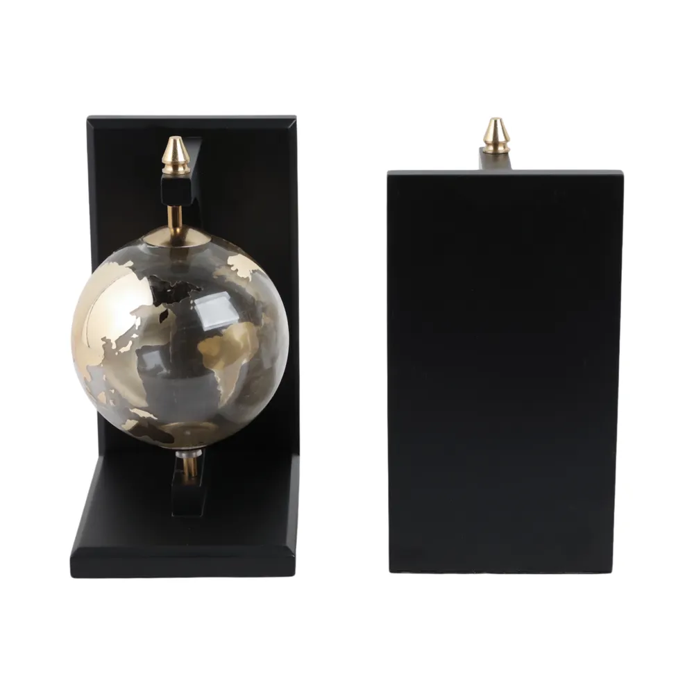 CULLENMORE SET OF 2 BLACK BOOKENDS 9 (IN)