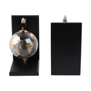 CULLENMORE SET OF 2 BLACK BOOKENDS 9 (IN) 6