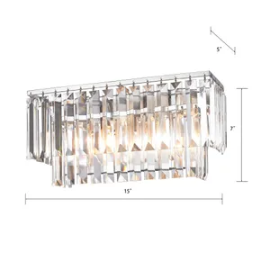 Palacial 15'' Wide 2-Light Vanity Light - Polished Chrome 2