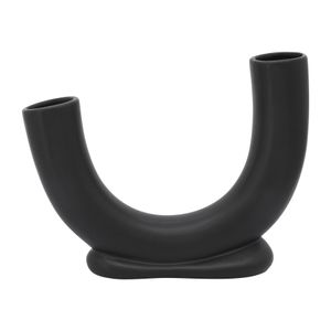LENNONHAM BLACK VASE 8 (IN) 4