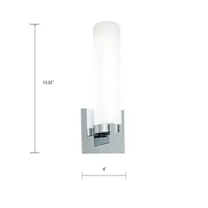 Newport 13.25'' High 1-Light Sconce - Chrome 2