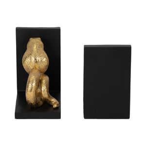 PAGEHOLM SET OF 2 BLACK BOOKENDS 6 (IN) 6