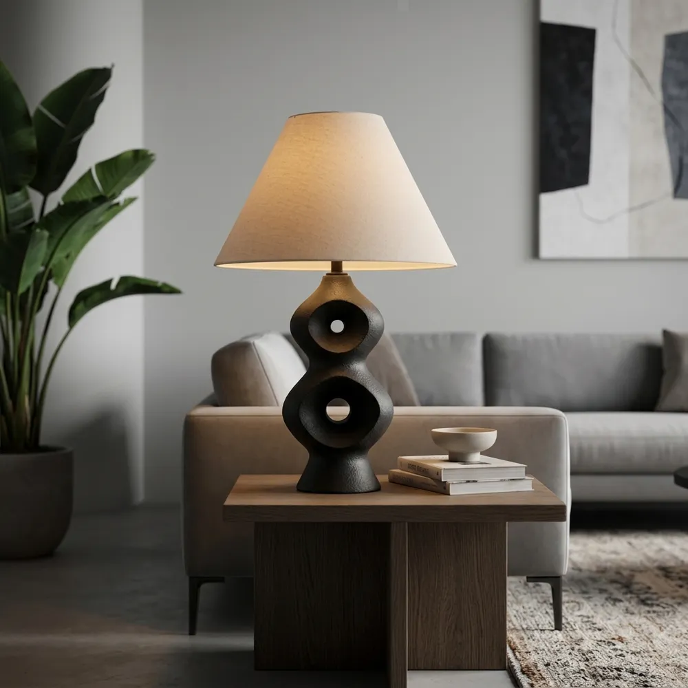 HELENAWELL BLACK LAMP 28 (IN)