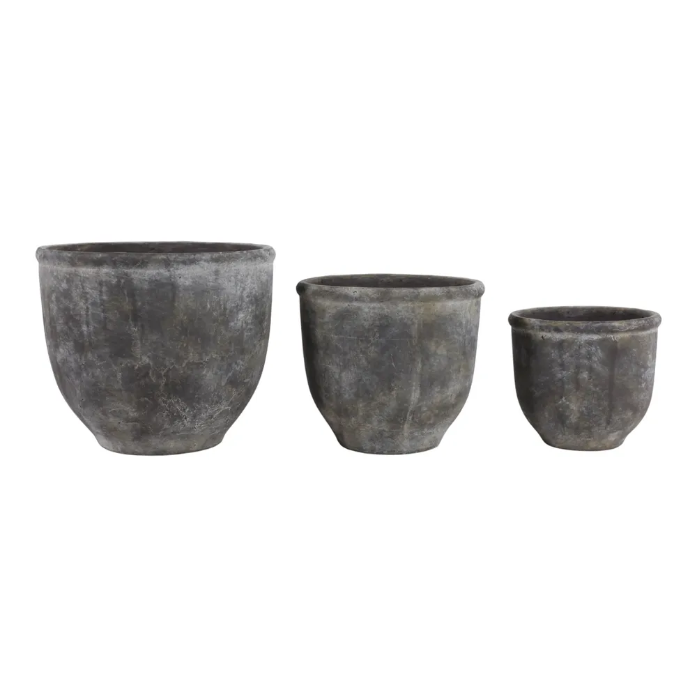 HAYFORDWAY SET OF 3 ORANGE PLANTER 8 (IN)