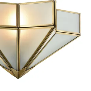 Decostar 8'' High 1-Light Sconce - Brushed Brass 4