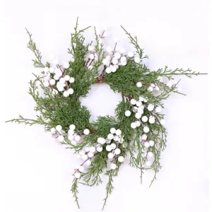 Winter Berries 4.5in Candle Ring 3