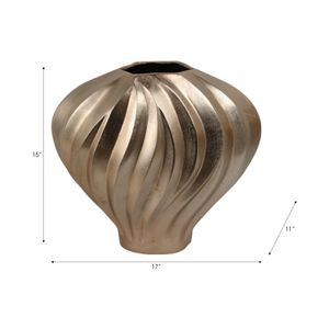 HAXTON GOLD VASE 15 (IN) 9