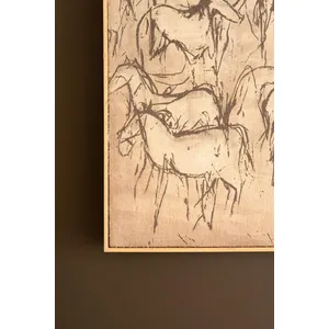 Framed 1000 Horses Print 2