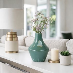 COLEFIELD GREEN VASE 12 (IN) 2