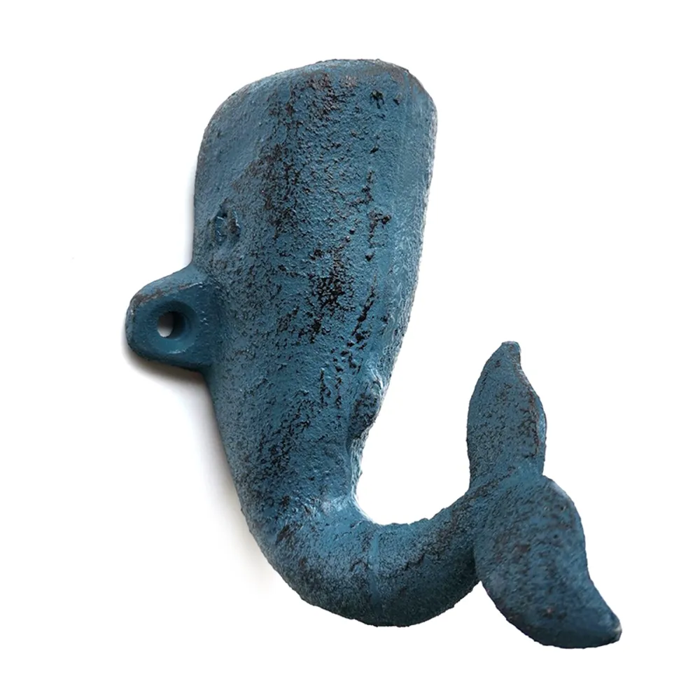 4" WHALE HOOK BLUE GREY
