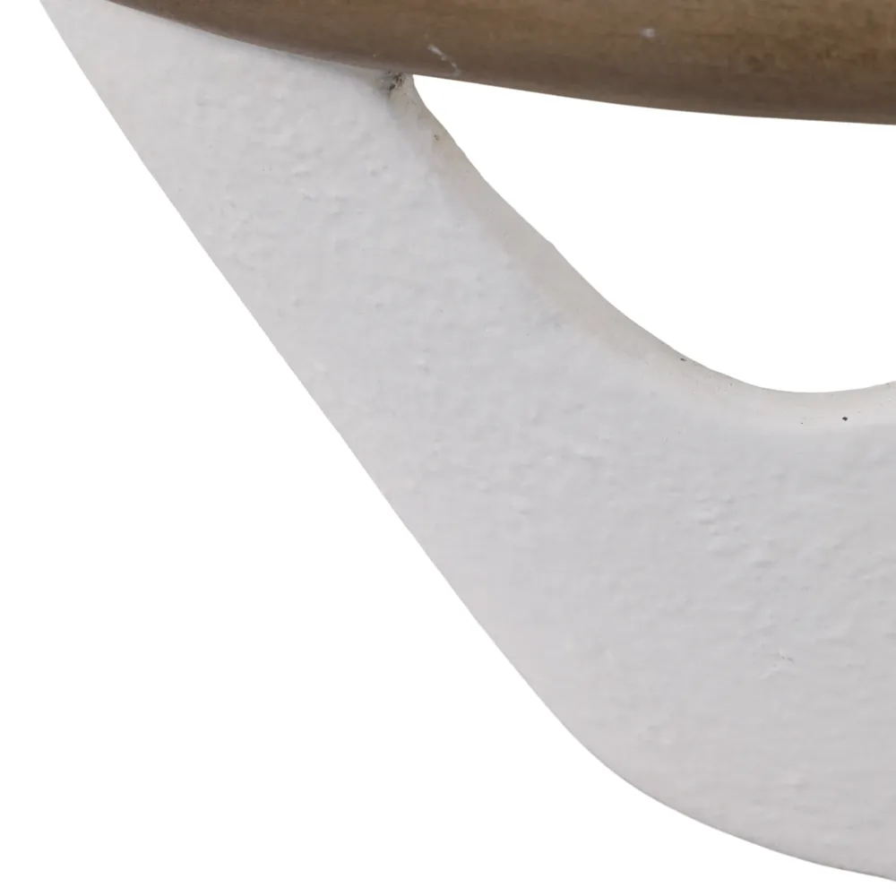 LUKETON WHITE VASE 13 (IN)