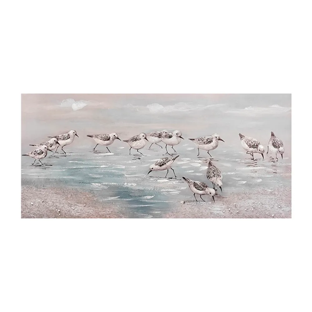 23-1/2" SEA BIRDS CANVAS ART