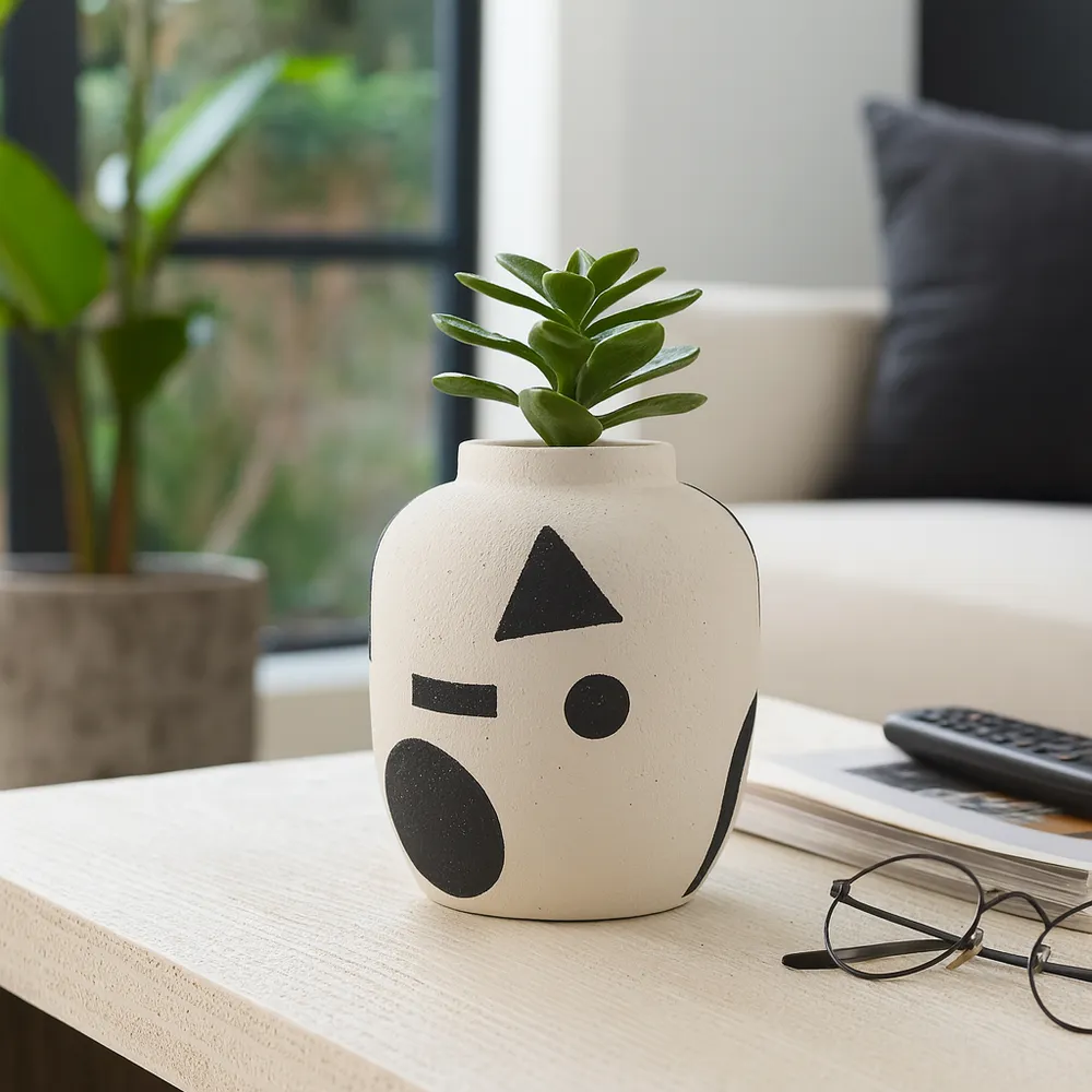 CALBEACH IVORY VASE 6 (IN)