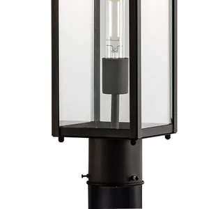 Capture 24.5'' High 1-Light Outdoor Post Light - Matte Black 3