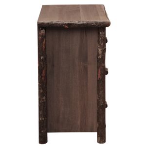 Hickory Log Three Drawer Chest - Cinnamon - Premium Line 6