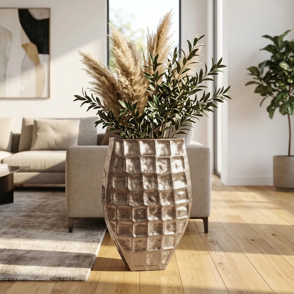 FORDHAMROSE GOLD PLANTER 25 (IN)