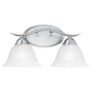 Prestige 17'' Wide 2-Light Vanity Light - Brushed Nickel 1