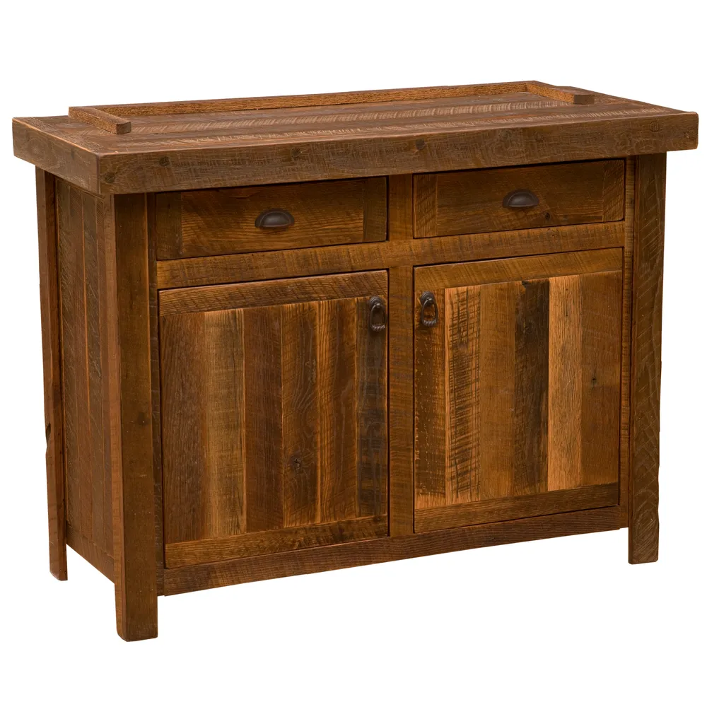 Barnwood 48-inch Buffet - Antique Oak Top
