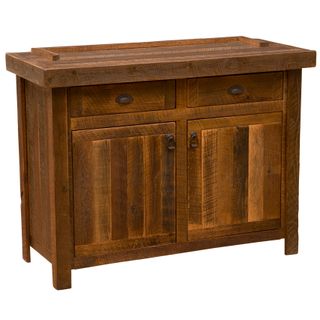Barnwood 48-inch Buffet - Antique Oak Top