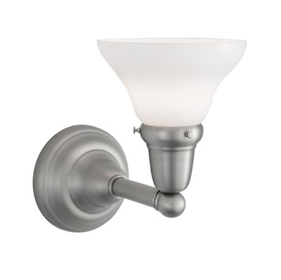Coventry 9″ High 1-Light Sconce - Brushed Nickel