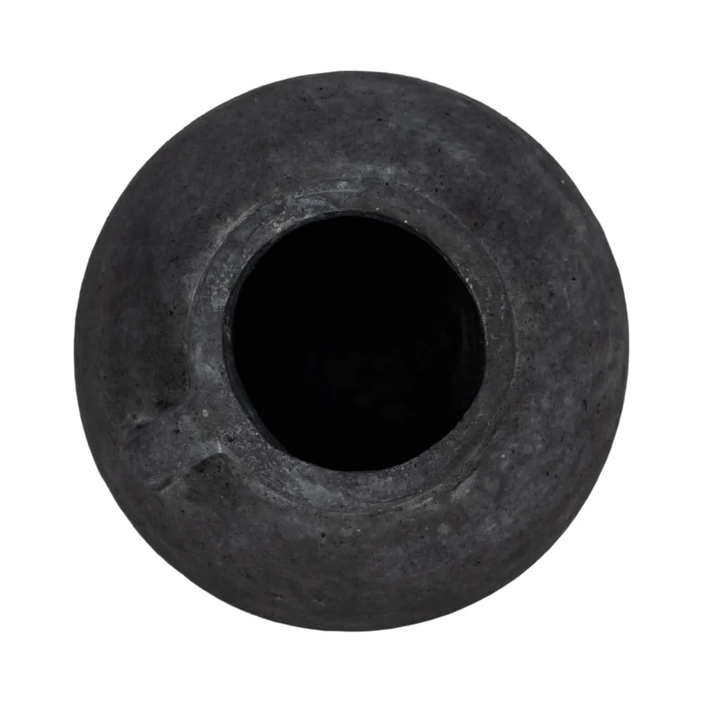 CORBINFORD BLACK VASE 8 (IN)