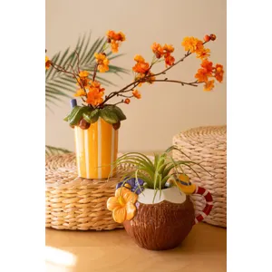 Set of 2 Ceramic Cocktail-Inspired Vases 1