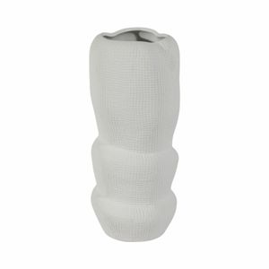 REGANWIND WHITE VASE 12 (IN) 5