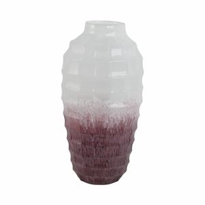 BRAMHOLM PINK GLASS VASE 16 (IN) 1