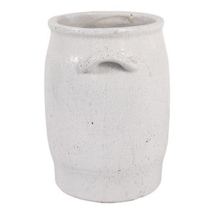 ZANE WHITE VASE 12 (IN) 5