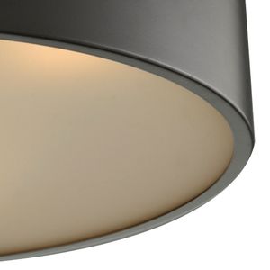 Simpson 14'' Wide 3-Light Flush Mount - Oil Rubbed Bronze 4