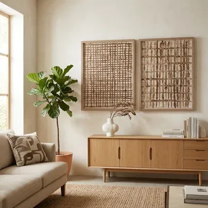 FALLONBEACH SET OF 2 BROWN ART 34 (IN) 2