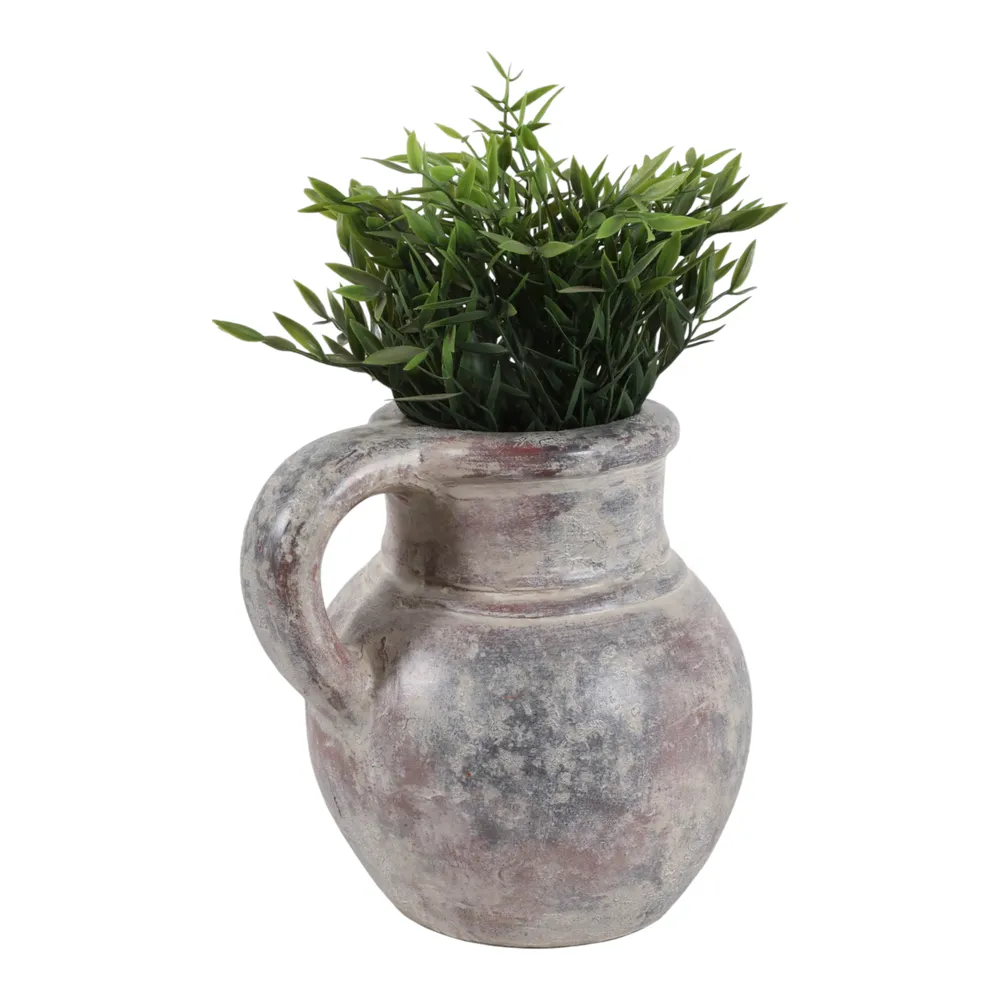 SHERMANGROVE GRAY VASE 9 (IN)