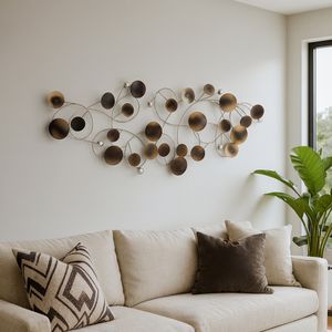SOLLAKE SILVER METAL WALL 18 (IN) 2