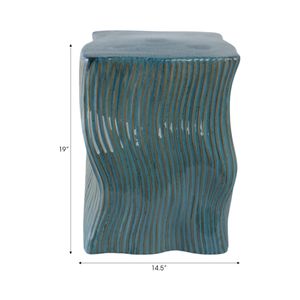 AIDEN GREEN GARDEN STOOL 19 (IN) 10