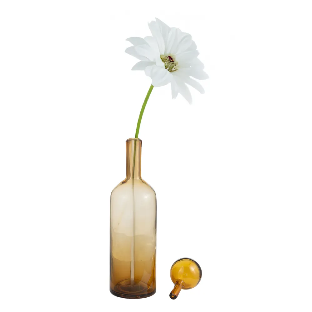 JORDANCROSS ORANGE GLASS VASE 20 (IN)