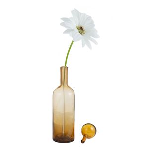 JORDANCROSS ORANGE GLASS VASE 20 (IN) 3