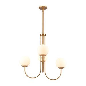 Caroline 26'' Wide 4-Light Chandelier - Brushed Gold 4