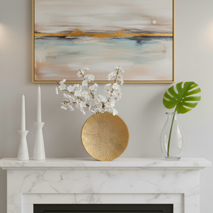 CUTTERROSE GOLD VASE 12 (IN) 2
