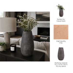 NORAHAVEN BROWN VASE 19 (IN) 10