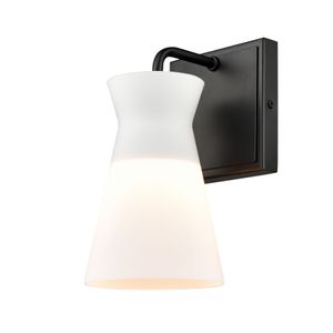 Brookville 9'' High 1-Light Sconce - Matte Black 1