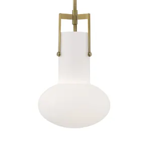 Izel 10'' Wide 1-Light Pendant - Antique Brass 4