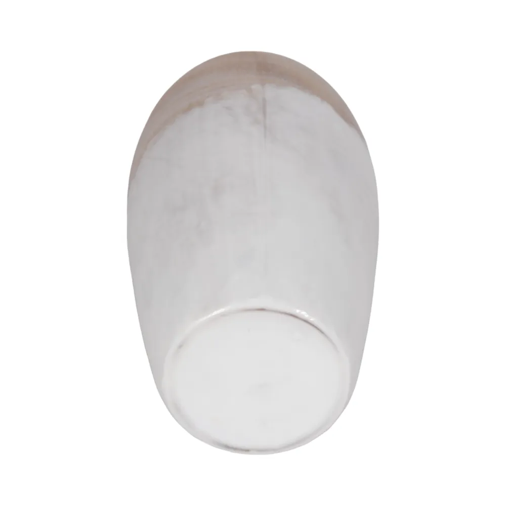 DRAKELEY TAN GLASS VASE 16 (IN)