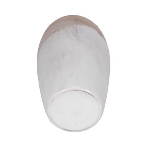 DRAKELEY TAN GLASS VASE 16 (IN) 7