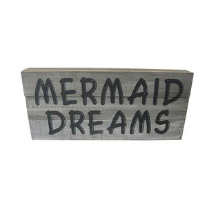 16" MERMAID DREAMS BOX SIGN 1