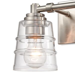 Pulsate 13'' Wide 2-Light Vanity Light - Satin Nickel 6