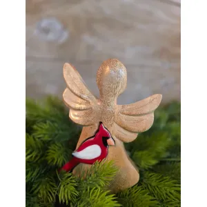 Angel With Cardinal 7.5x5in 1