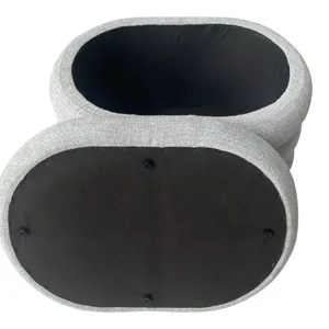 ORRMERE BLUE OTTOMAN 18 (IN) 3