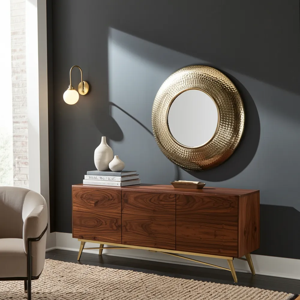 HANNAHGROVE GOLD MIRROR 24 (IN)