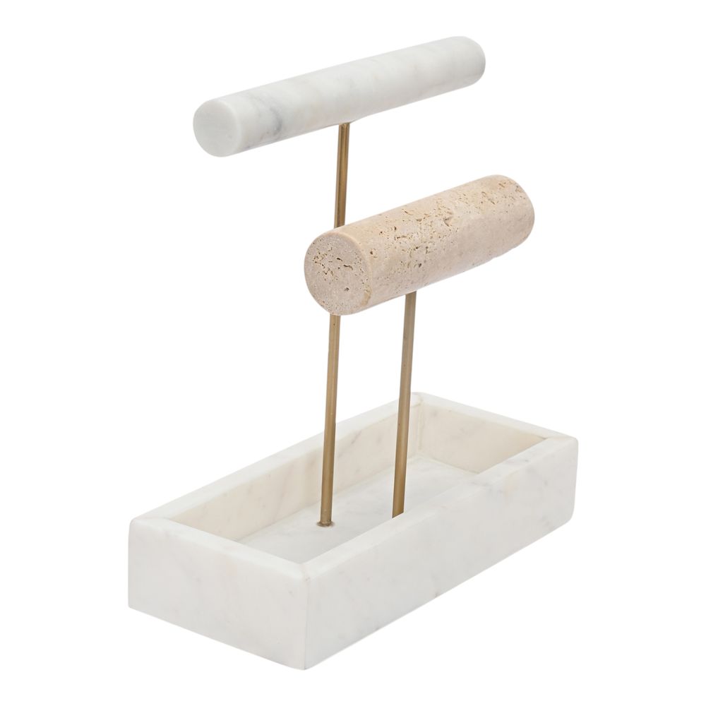 HOLCOMBMOOR WHITE JEWELRY STAND 9 (IN)